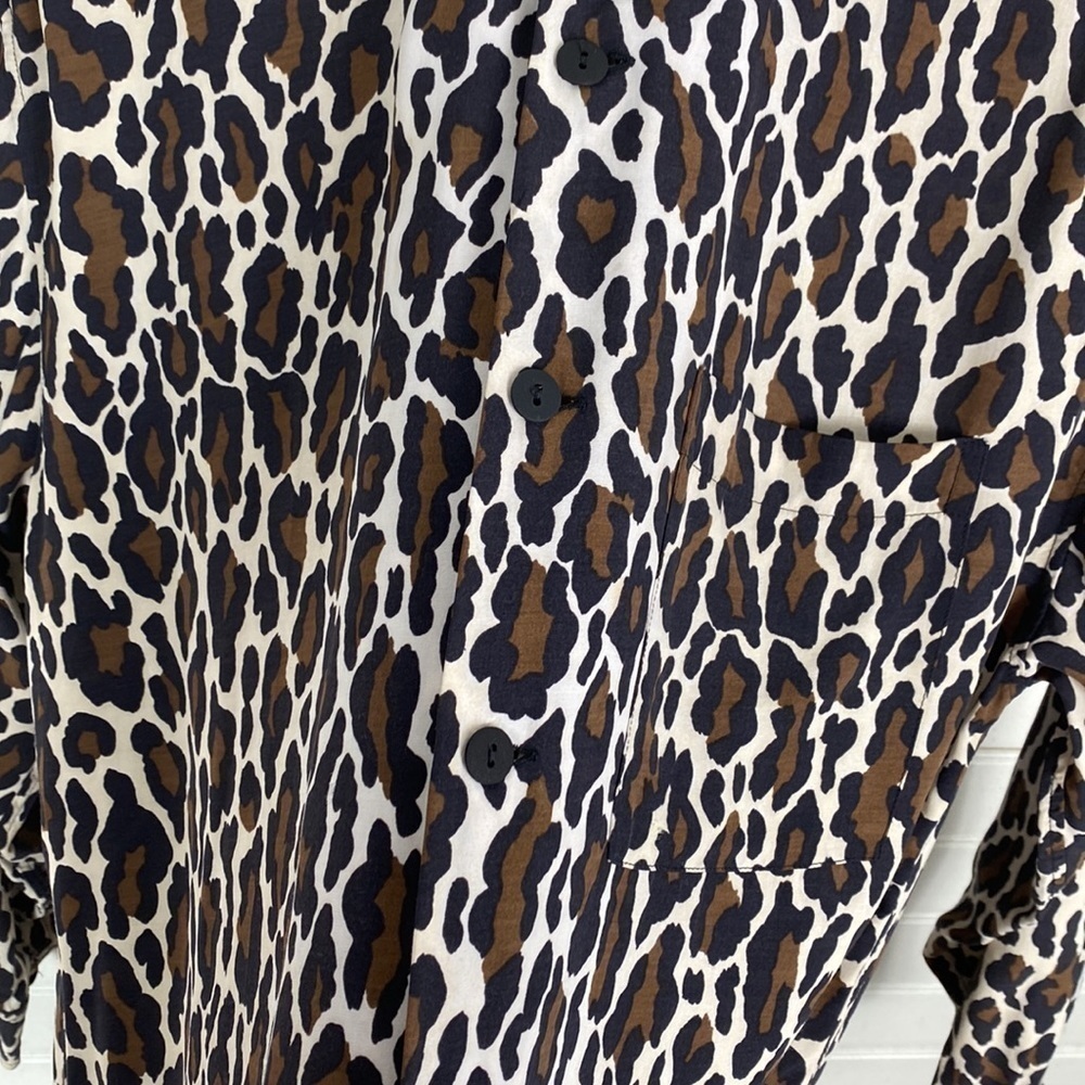 Equipment Animal Print Blouse Size Small - Picture 3 of 5
